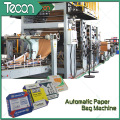 Machine de production de sac en papier à grande vitesse et automatique complète